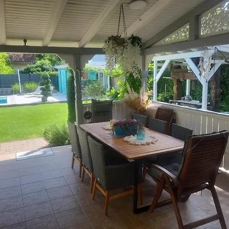 Apartment Private With Own Pool And Huge Garden, 150m To Longest Free At Balaton Zamardi